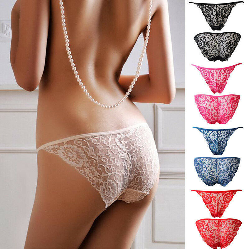 2 pack Sexy Womens Signature Lace Bikini panties 4