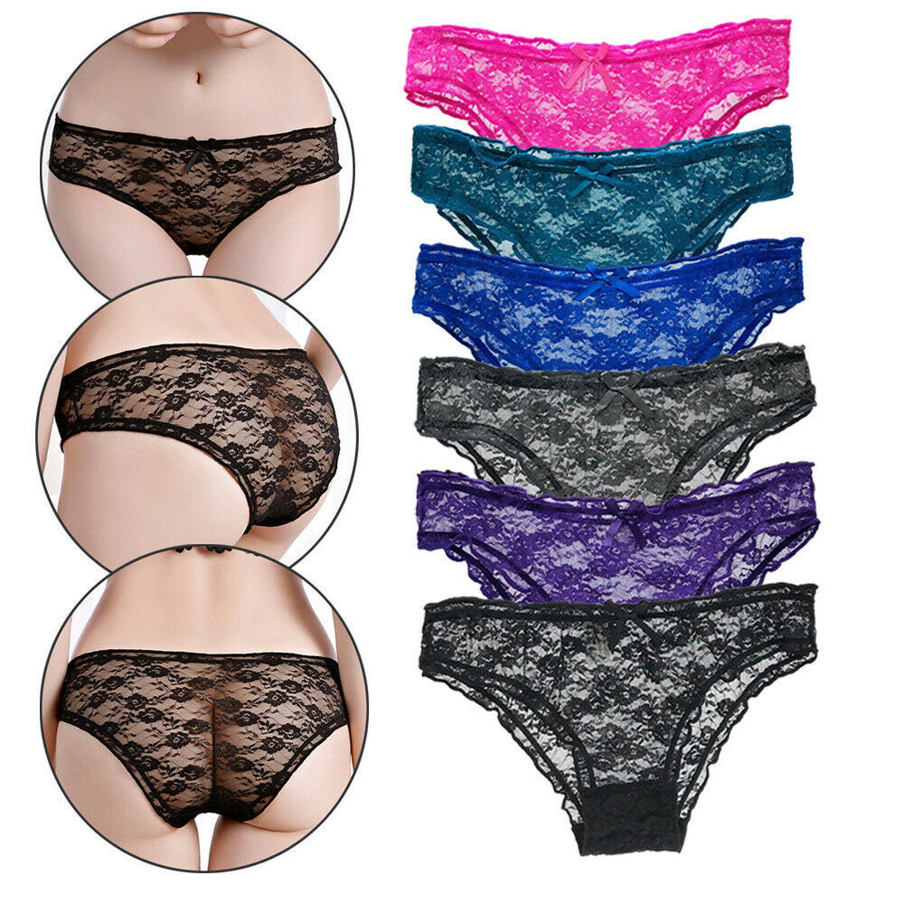 2 pack Women's Lace Stretch Hipster Panties 3