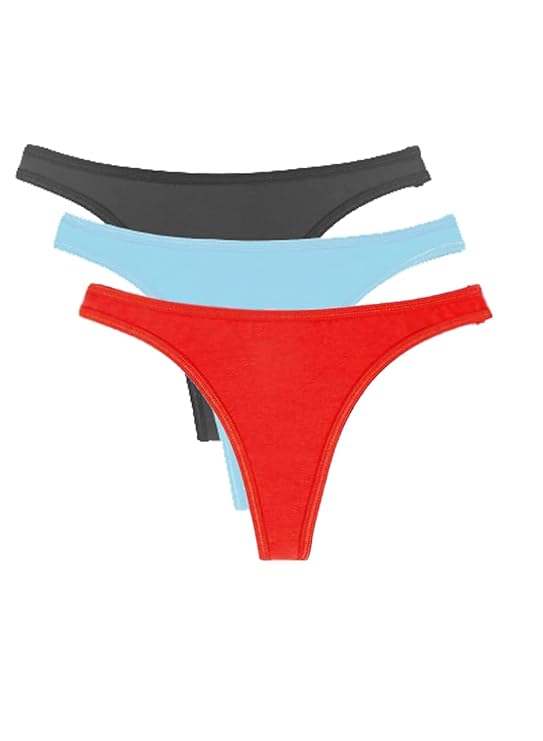 3-Pack Women's Everyday Thong Panty Set 1