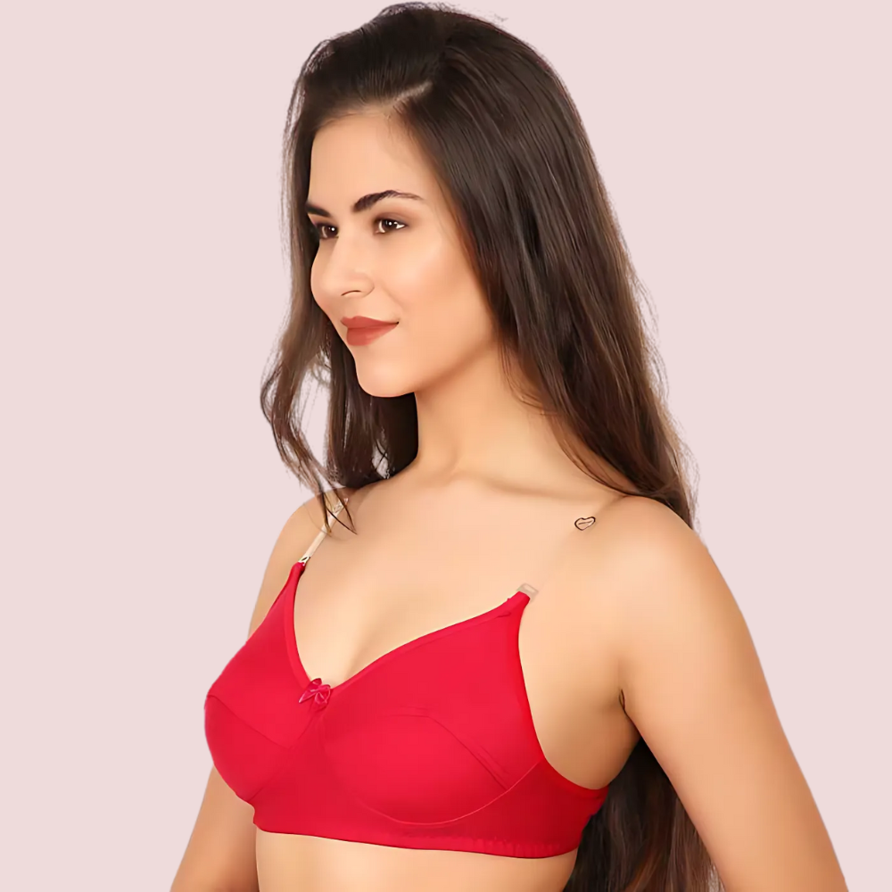 3 Pairs Clear Transparent Back Regular Bras1