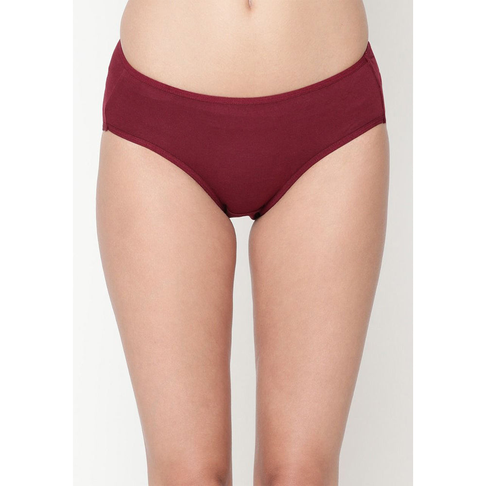 Comfy  Snazzy Way Women's Best Fitting Plus Size Maroon Cotton Panties(Pkt of 2) 1
