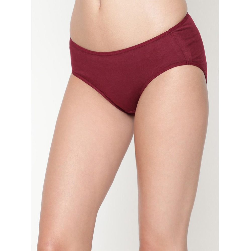 Comfy  Snazzy Way Women's Best Fitting Plus Size Maroon Cotton Panties(Pkt of 2) 2