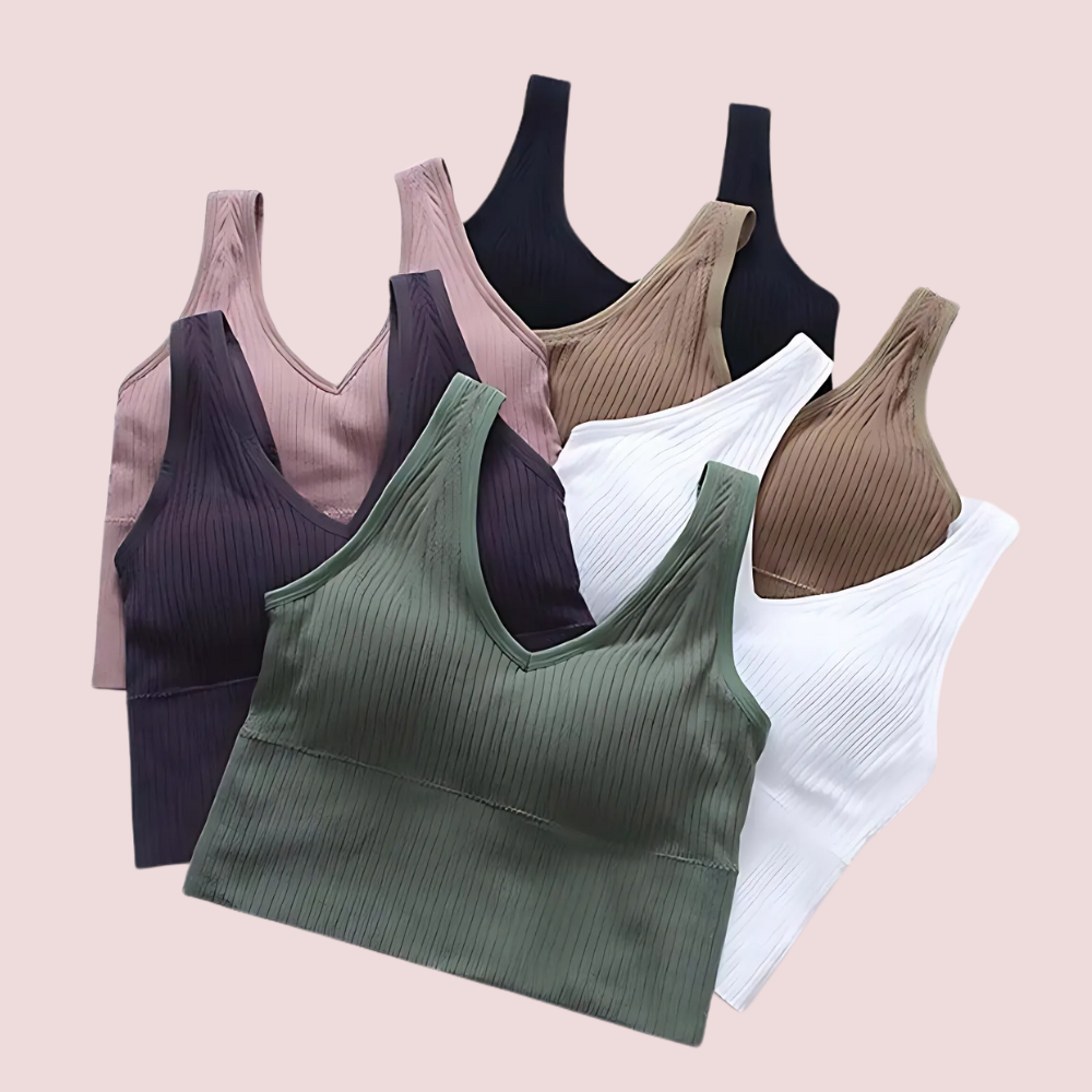 High impact padded longline sports bra (2 Pack )2