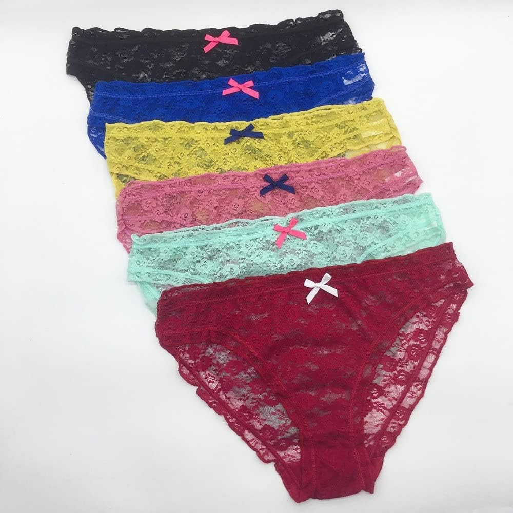 Low Rise Lace Panties Set - Pack of 4 4