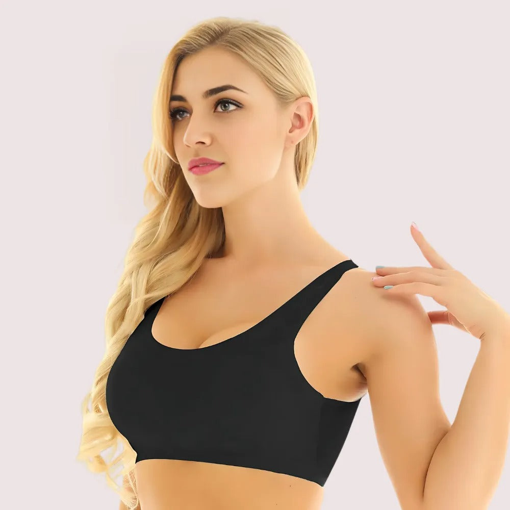 Luxury Padded Seamless Laser Cut Sports Bra1