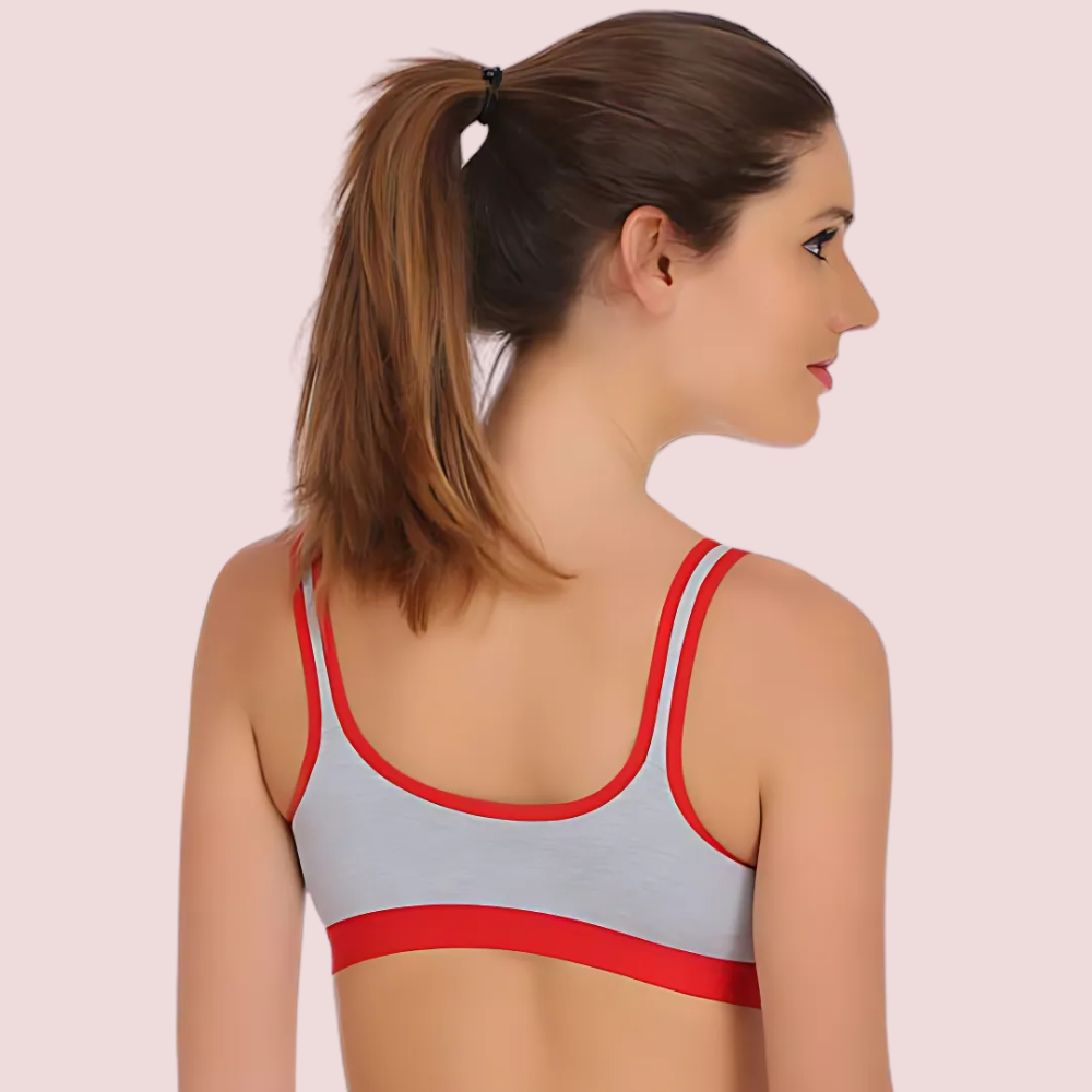"Non" padded medium impact Sports bra ( 2 Pack )1