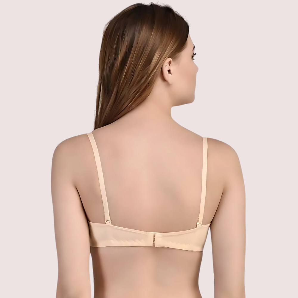 Women Beige Full Coverage Lightly Padded Bra2