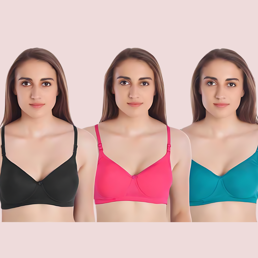 Women Full Coverage Lightly Padded Multicolor Bra3