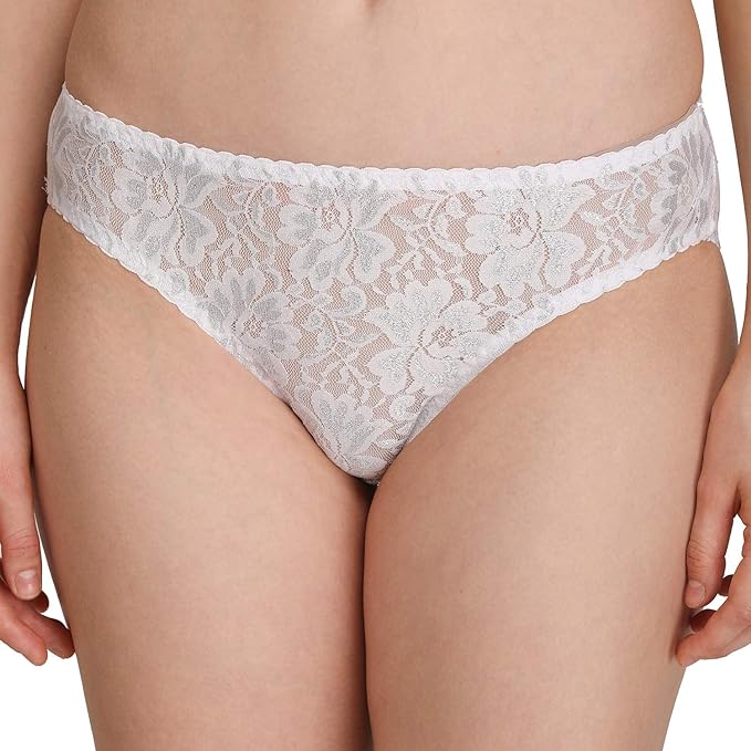 Women's Low Waist Lace Panty Trio - Pack of 3 4