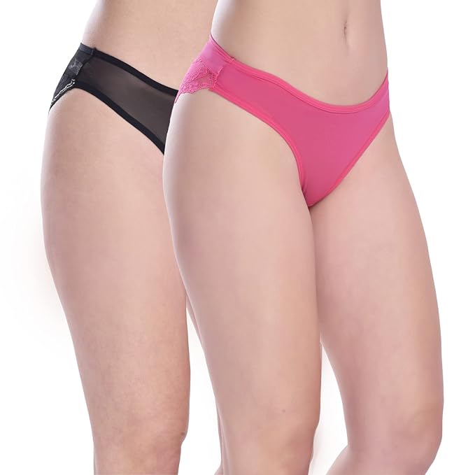 Women's Transparent Lace Bikini Set - Pack of 2 3