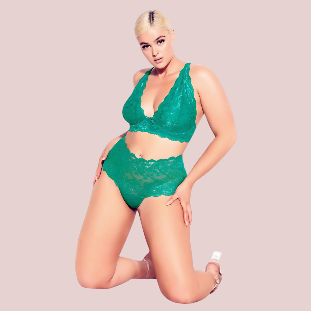 Regal Charm Plus Size Bralette Set - 2 Pack