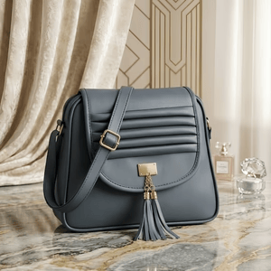 Midnight Charm Tassel Sling Bag