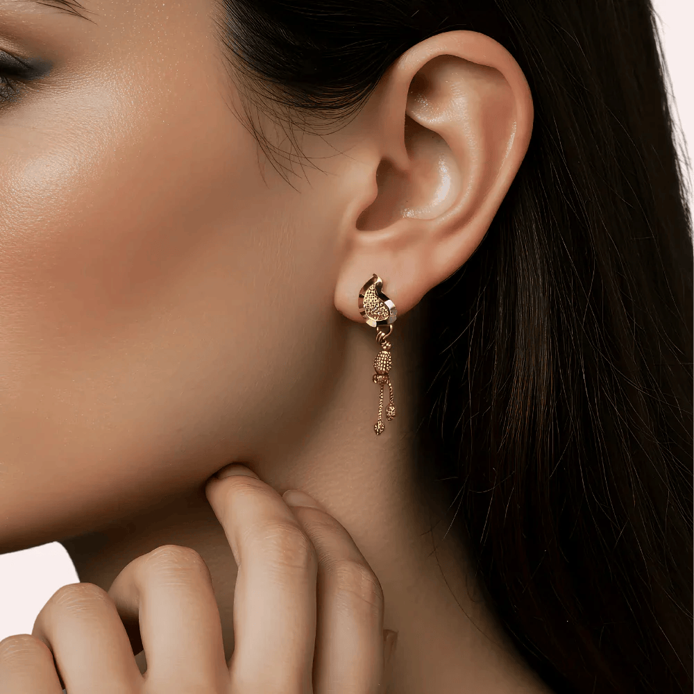 Peacock Grace Dangler Earrings